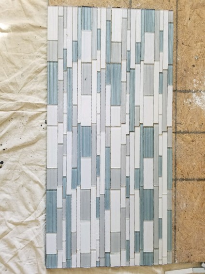 Accent wall tiles